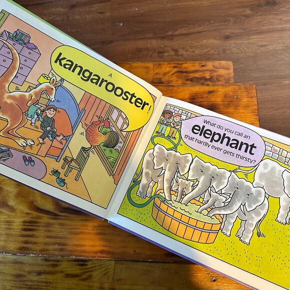 Vintage 1992 Zoodles (Zoo Riddles) Hardcover Book - Picture 4 of 10